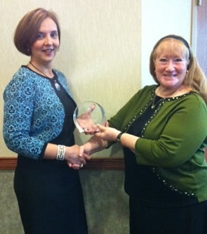 Janet Fiore receives 2012 Professional Development Award